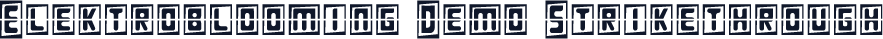 Elektroblooming Demo Strikethrough