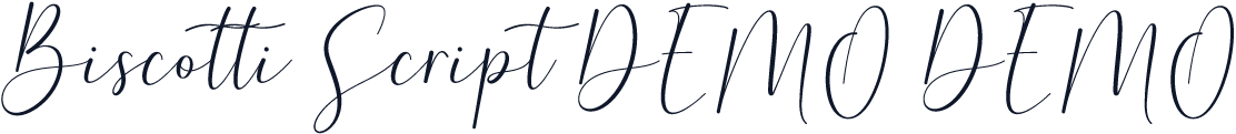 Biscotti Script DEMO DEMO