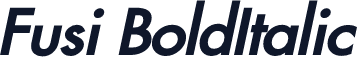 Fusi BoldItalic