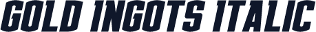 Gold Ingots Italic