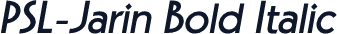 PSL-Jarin Bold Italic