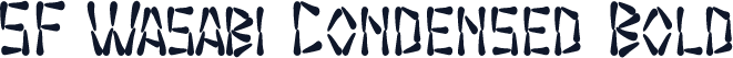SF Wasabi Condensed Bold