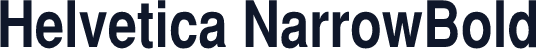Helvetica NarrowBold