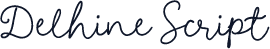Delhine Script