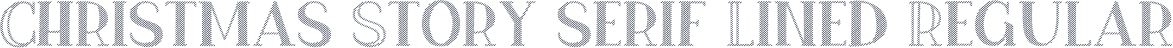 Christmas Story serif Lined Regular