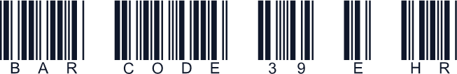 Bar Code 39 e HR