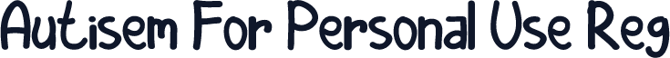 Autisem For Personal Use Reg