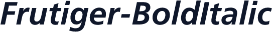 Frutiger-BoldItalic