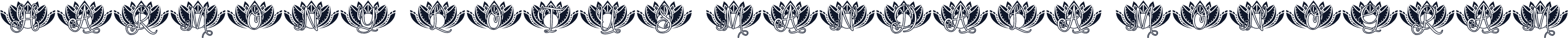 Harmony Lotus Mandala Monogram