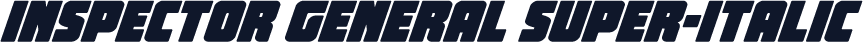 Inspector General Super-Italic