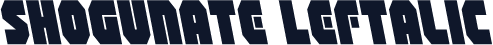 Shogunate Leftalic