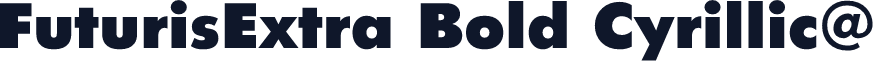 FuturisExtra Bold Cyrillic@