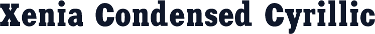 Xenia Condensed Cyrillic