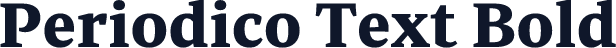 Periodico Text Bold