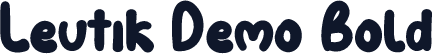 Leutik Demo Bold
