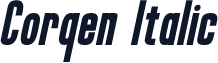 Corqen Italic
