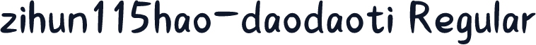 zihun115hao-daodaoti Regular