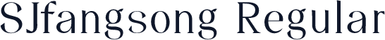 SJfangsong Regular