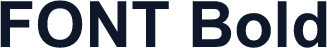 FONT Bold