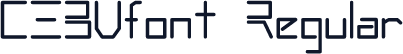 CEBUfont Regular