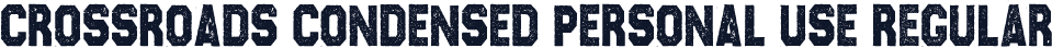 CROSSROADS CONDENSED PERSONAL USE Regular