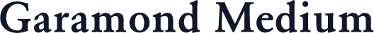 Garamond Medium