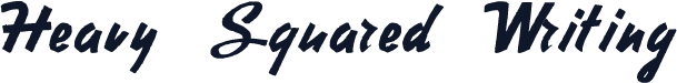 Heavy Squared Writing