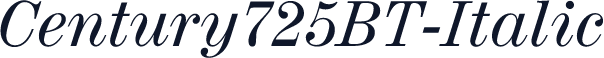 Century725BT-Italic
