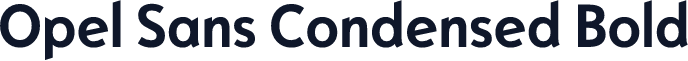 Opel Sans Condensed Bold