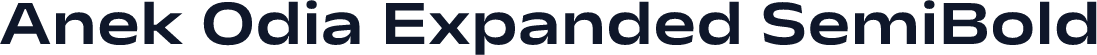 Anek Odia Expanded SemiBold