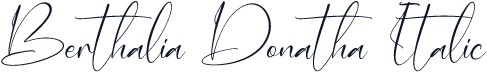 Berthalia Donatha Italic