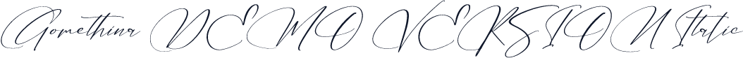 Gomethina DEMO VERSION Italic