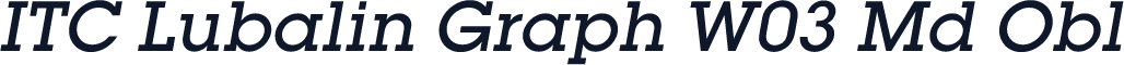 ITC Lubalin Graph W03 Md Obl