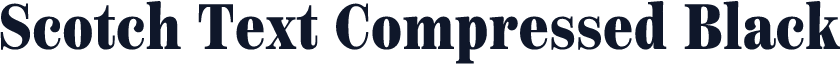 Scotch Text Compressed Black
