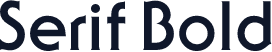 Serif Bold