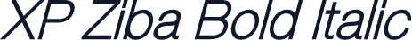 XP Ziba Bold Italic