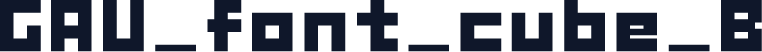 GAU_font_cube_B