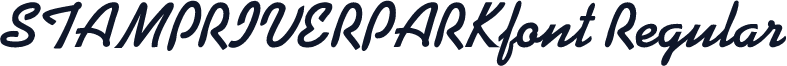 STAMPRIVERPARKfont Regular