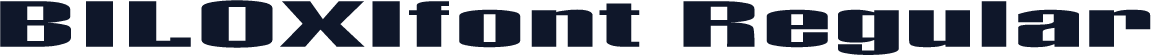 BILOXIfont Regular