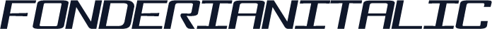 FonderianItalic
