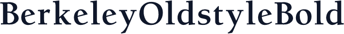 BerkeleyOldstyleBold