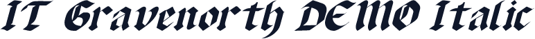 IT Gravenorth DEMO Italic
