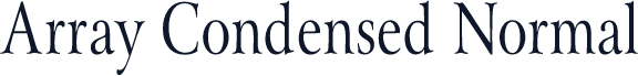 Array Condensed Normal