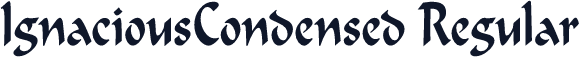 IgnaciousCondensed Regular