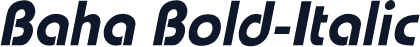 Baha Bold-Italic