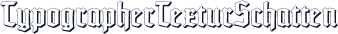 TypographerTexturSchatten
