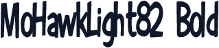 MoHawkLight82 Bold