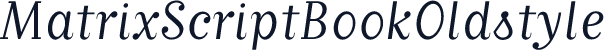 MatrixScriptBookOldstyle