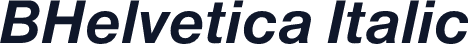 BHelvetica Italic