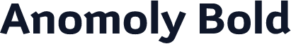 Anomoly Bold